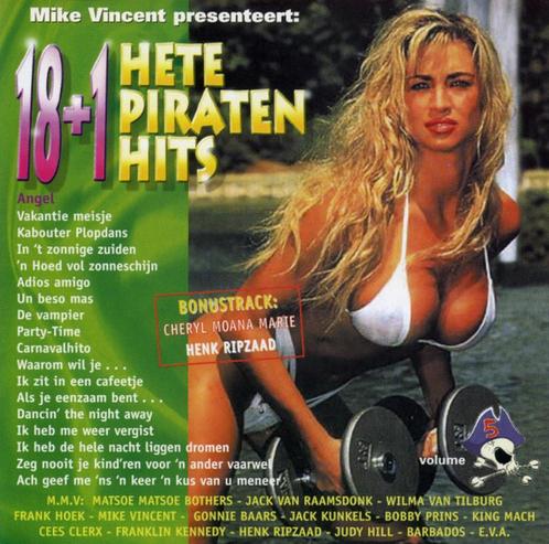 C.D. (2001) 18 + 1 Hete Piratenhits deel 5, Cd's en Dvd's, Cd's | Nederlandstalig, Gebruikt, Levenslied of Smartlap, Ophalen of Verzenden