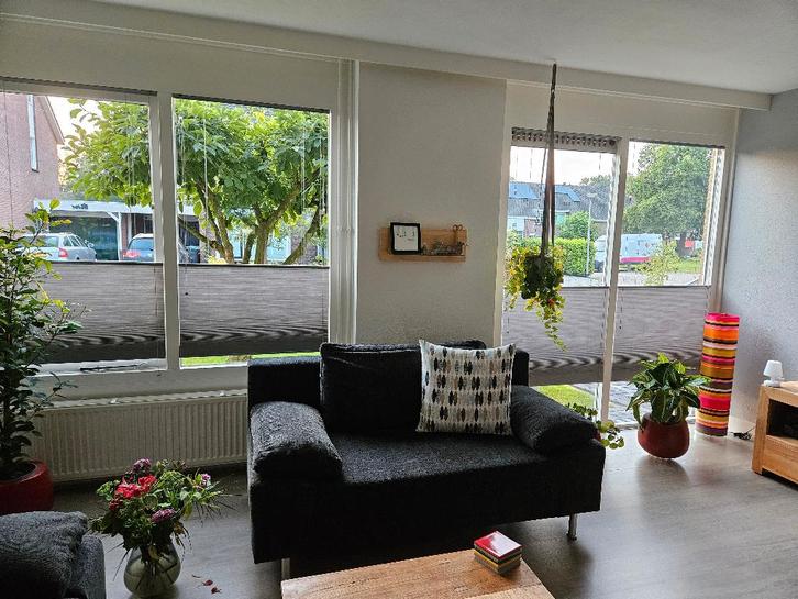 plisse 4 stuks, Huis en Inrichting, Stoffering | Gordijnen en Lamellen, Gebruikt, 150 tot 200 cm, 50 tot 100 cm, Grijs, Ophalen of Verzenden