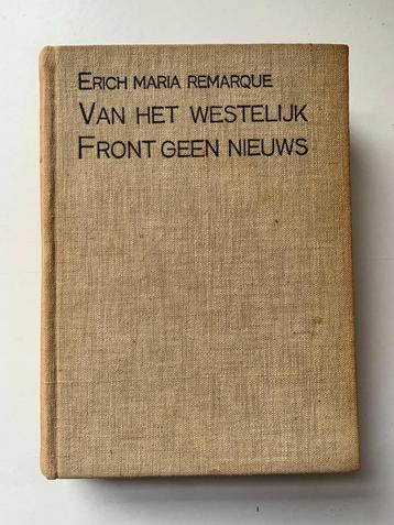 Van het Westelijk Front geen nieuws Remarque 1929 beschikbaar voor biedingen