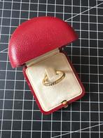 Kitsch ring goudkleurig, Gebruikt, Ophalen of Verzenden, Kleiner dan 17, Dame