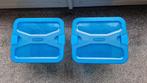 2x opbergboxen CURVER met deksel inhoud 30 liter, Ophalen, Gebruikt, Minder dan 50 cm, Minder dan 50 cm