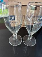 Witte Trappist Bierglazen - Set van 7- Perfecte Staat, Antiek en Kunst, Ophalen