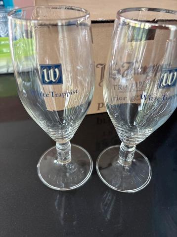 Witte Trappist Bierglazen - Set van 7- Perfecte Staat beschikbaar voor biedingen