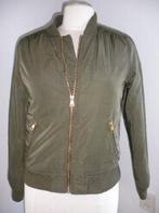 BERSHKA bomber jack jas groen maat S, Zo goed als nieuw, Maat 36 (S), Groen, Bershka