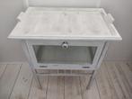 Vintage Theekastje met Glazen Deur, Huis en Inrichting, Ophalen