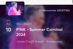 Pink concert kaartjes 10 juli 2024, Twee personen