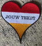 Oeteldonk Embleem – Oeteldonk Hartje met eigen tekst, Verzenden, Nieuw, Carnaval, Accessoires