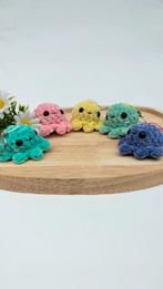 Gloednieuw gehaakte octopus sleutelhanger, Verzenden, Nieuw