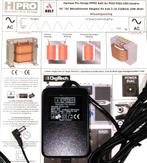 Harman Pro Group HPRO PSS3 PSS3-230 9V 2.1A AC~AC Adapter, Ophalen of Verzenden, Zo goed als nieuw, Apparatuur