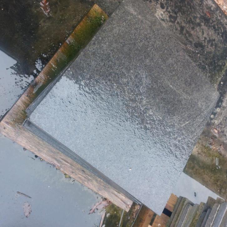 8 stuks basalt G684, 50x50, gevlamd en geborsteld, anti slip, Tuin en Terras, Tegels en Klinkers, Terrastegels, Natuursteen, Ophalen