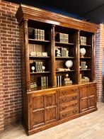 Statige eikenhouten bibliotheekkast / achterbar engelse pub, Ophalen