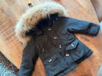 Kinder Winterjas airforce maat 2 echtbont, Ophalen of Verzenden, Zo goed als nieuw, Meisje, Jas