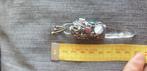 Grote kristal hanger met zilver en edelstenen, Gebruikt, Overige voorstellingen, Ophalen of Verzenden, Met edelsteen