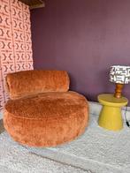 Dutchbone draai fauteuil Tilbury cognac/roest, Huis en Inrichting, Fauteuils, Ophalen of Verzenden, Zo goed als nieuw, 75 tot 100 cm