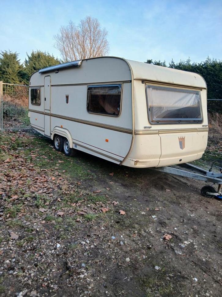 Tabbert met kenteken, Caravans en Kamperen, Caravans, Particulier, tot en met 4, 1000 - 1250 kg, Rondzit, Gascomfoor, Kachel, Koelkast