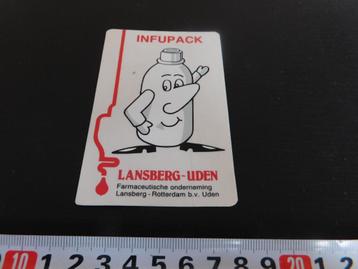 sticker INFUPACK Lansberg - Rotterdam bv  Uden  beschikbaar voor biedingen