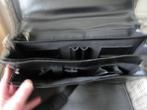 Zwarte Leren Akte Tas, Ophalen, Zwart, Aktetas of Boekentas, 40 tot 50 cm