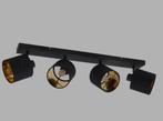 Plafondlamp 4 spots- nieuw in doos, Huis en Inrichting, Lampen | Plafondlampen, Ophalen, Nieuw, Industrieel