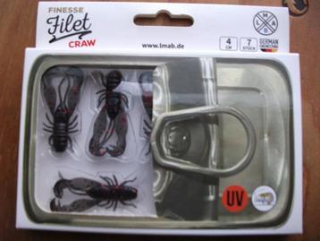 7 stuks LMAB Finesse Filet Craw kunstaas shads / beschikbaar voor biedingen