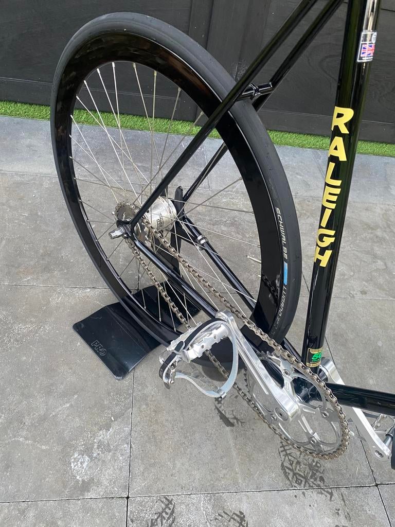 Mid 80’er jaren Raleigh (Fixie Fixed Gear Vast verzet look), Fietsen en Brommers, Fietsen | Oldtimers, 55 tot 59 cm, Ophalen, Jaren '60 of nieuwer