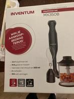 Inventum MX350B Staafmixer Set - Nieuw in doos!, 2 snelheden, Nieuw, Ophalen of Verzenden, Vaatwasserbestendig