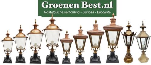 Klassieke buitenlampen lantaarns voor poort hekwerk NIEUW, Tuin en Terras, Tuinhekken en Hekwerk, Nieuw, Dubbelstaafmat hekwerk