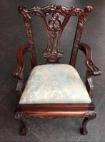 Antieke stoel (kinderstoel) Chippendale (stijl), Antiek en Kunst, Antiek | Meubels | Stoelen en Banken, Ophalen