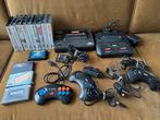 Sega Mega Drive & Sega Master System incl games en accesoire, Mega Drive, Ophalen of Verzenden, Met 3 controllers of meer, Gebruikt