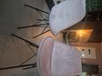 Set van 2 velvet roze eetkamerstoelen, Ophalen, Twee, Overige kleuren, Nieuw