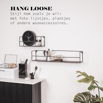 Nieuw, Housevitamin 2 Metalen Wand Planken, 40x16/80x16cm beschikbaar voor biedingen