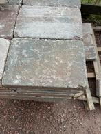 Trommelstenen 20 x 30  Stonique oud bruin, Tuin en Terras, Tegels en Klinkers, Ophalen, Gebruikt, Klinkers, Minder dan 5 m²