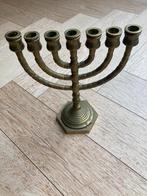 Antieke messing menora ca. 1900–1920., Ophalen of Verzenden