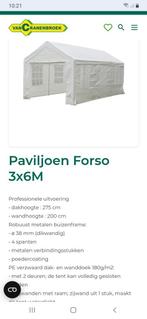 Partytent 3x6 meter, Tuin en Terras, Partytenten, Ophalen, Partytent, Minder dan 4 meter, Zo goed als nieuw