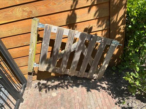 Houten tuinhek Hornbach, Tuin en Terras, Tuinhekken en Hekwerk, Zo goed als nieuw, Tuinhek, Hout, Ophalen