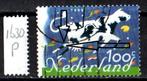 Nederland Plaatfout nr. 1630P Tien voor Europa gestempeld, Ophalen of Verzenden, Na 1940, Gestempeld