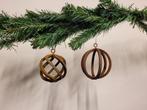 Brocante roestige smeedijzeren kerstballen kerstbal, Diversen, Kerst, Verzenden, Nieuw