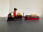 Playmobil 3694 sneeuwscooter met aanhanger / aanhangslee, Ophalen of Verzenden, Zo goed als nieuw, Complete set