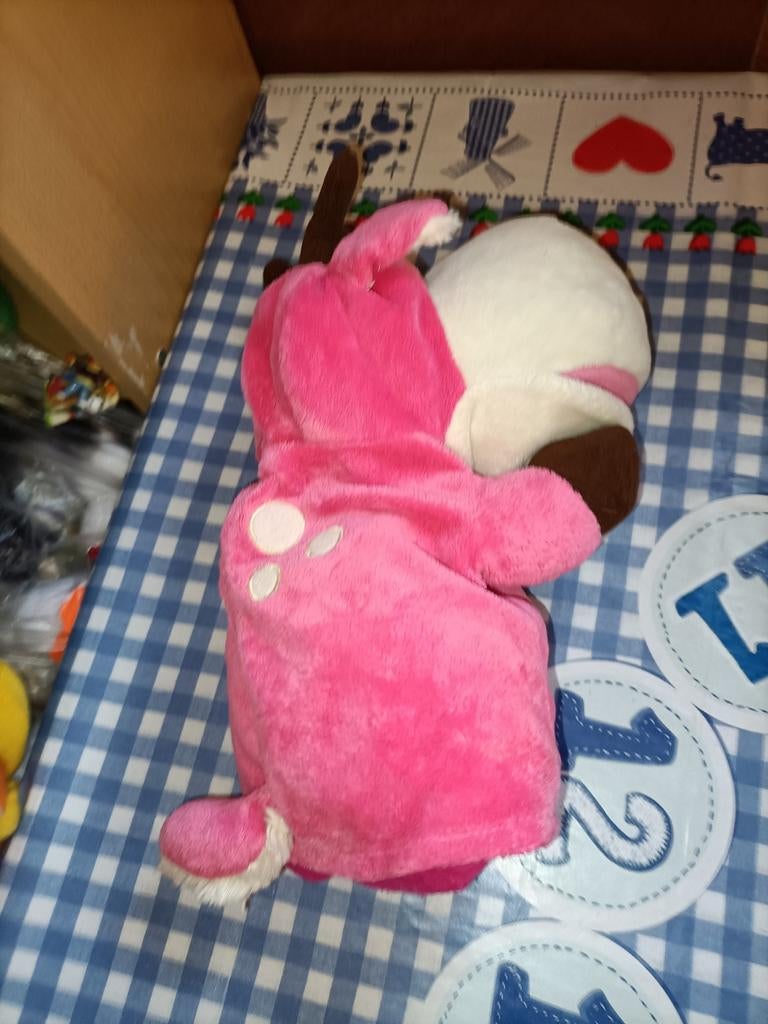 Frendz roze hert handpop 26 cm groot, Kinderen en Baby's, Speelgoed | Knuffels en Pluche, Ophalen of Verzenden