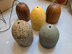Kinta lampenkappen hout en papier, Huis en Inrichting, Lampen | Lampenkappen, Ophalen of Verzenden, Zo goed als nieuw, Minder dan 25 cm