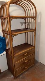 Rotan kast met drie lades, Huis en Inrichting, Overige materialen, Gebruikt, Rota, 3 of 4 laden