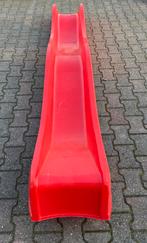 Aanbouw Glijbaan 3 meter rood met wateraansluiting, Ophalen, Zo goed als nieuw, Glijbaan