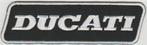 Ducati stoffen opstrijk patch embleem #17, Ophalen of Verzenden, Nieuw