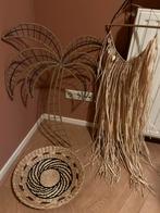 zgan boho rotan decoratie palmboom, kapstok, wanddoek, Ophalen of Verzenden, Zo goed als nieuw