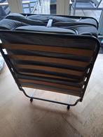 Opklapbed / Logeerbed - Inklapbaar, Ophalen, Eenpersoons, Bruin, 190 cm of minder
