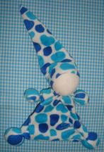 TIAMO knuffelpopje spookje blauw gevlekt Kandeel popje, Ophalen of Verzenden, Zo goed als nieuw, Overige typen