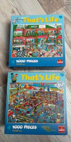 2 puzzels That’s Life, Ophalen of Verzenden, 500 t/m 1500 stukjes, Zo goed als nieuw