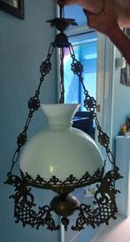 Antieke koperen hanglamp, Ophalen