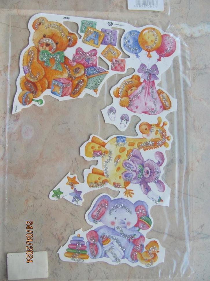 NIEUWSTAAT vel POESIEPLAATJES poëzie plaatjes glitter BEREN, Verzamelen, Poesieplaatjes, Ophalen of Verzenden