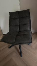 Moderne grijze fauteuil Clayton, Huis en Inrichting, Stoelen, Ophalen, Zo goed als nieuw, Eén, Stof