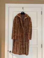 Handgemaakte bontjas, Kleding | Dames, Jassen | Winter, Bruin, Maat 42/44 (L), Ophalen of Verzenden, Zo goed als nieuw